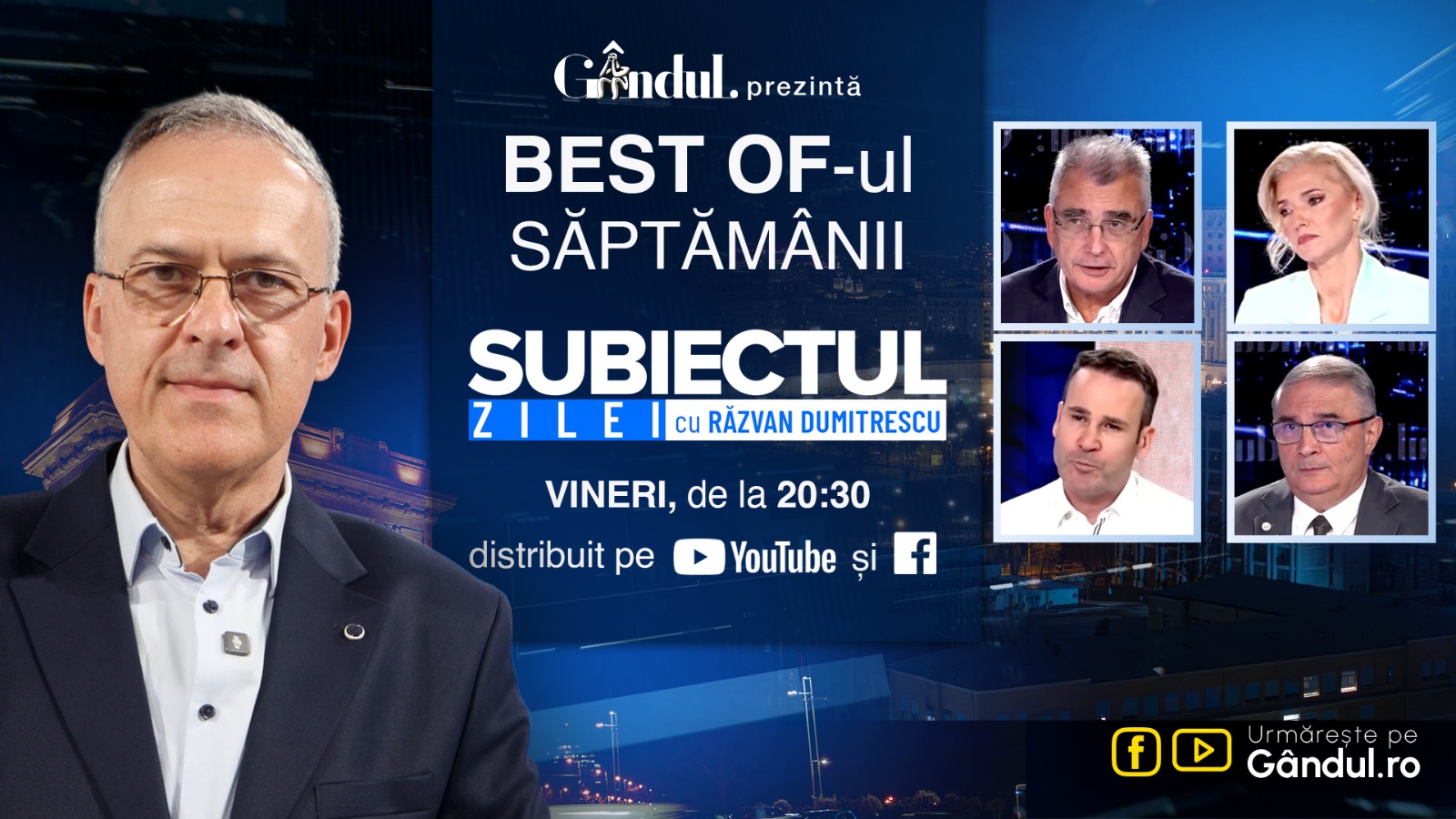 Emisiunea „Subiectul Zilei cu Răzvan Dumitrescu” prezintă cele mai importante dezvăluiri despre criza politică