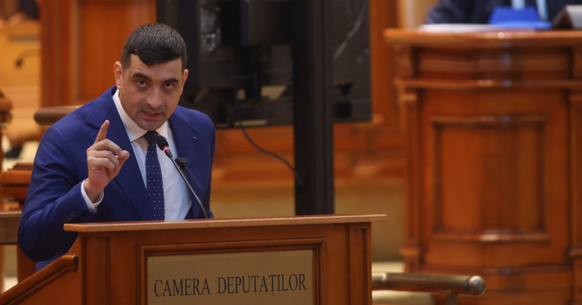 George Simion, discurs dur în Parlament: Nu votați Guvernul Niculescu. Libertate pentru Călin Georgescu!