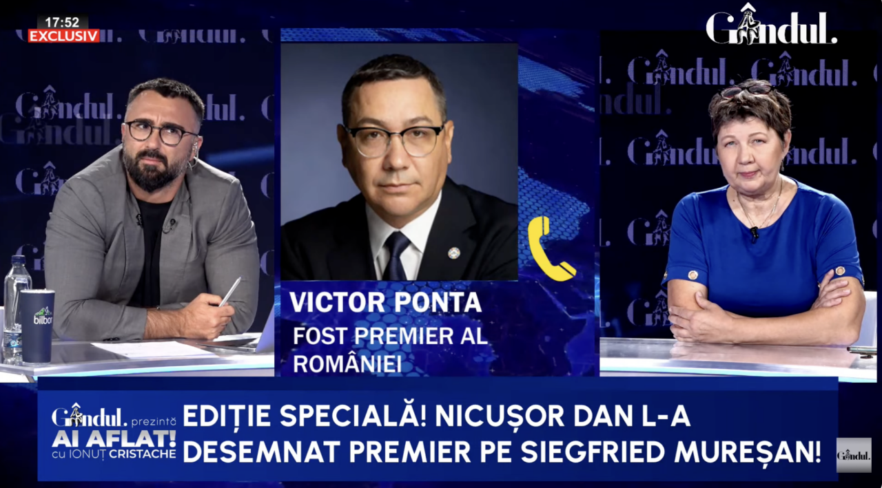 Victor Ponta prezice eșecul propunerii lui Siegfried Mureșan și laudă decizia lui Nicușor Dan