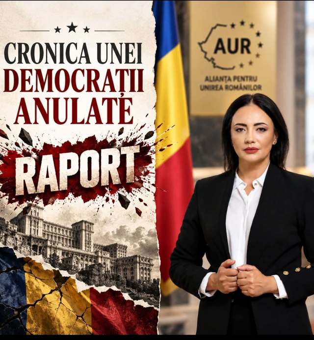 Deputata AUR Laura Gherasim anunță raport despre anularea alegerilor prezidențiale din 2024