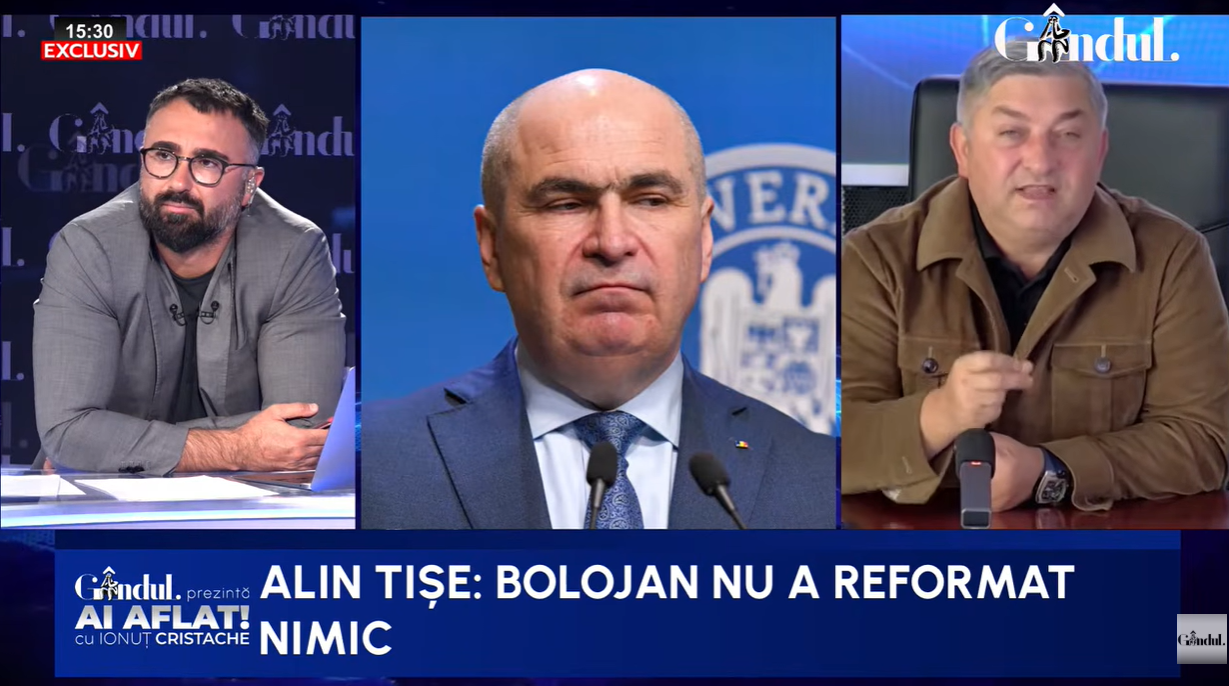 Tensiuni în PNL: Alin Tișe solicită demisia lui Ilie Bolojan în cazul eșecului guvernului Mureșan