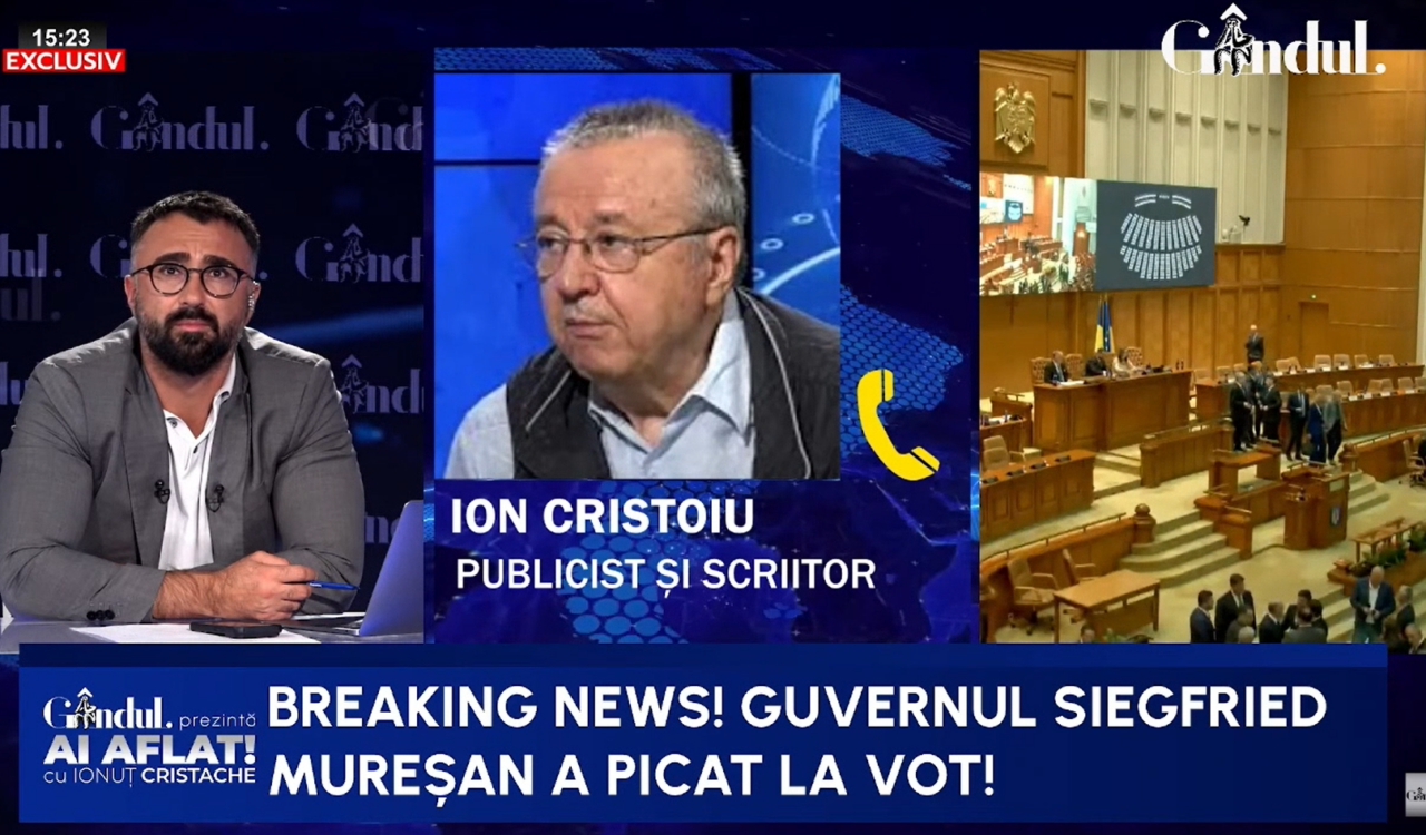 Ion Cristoiu: Invalidarea guvernului Mureșan apropie România de alegeri anticipate