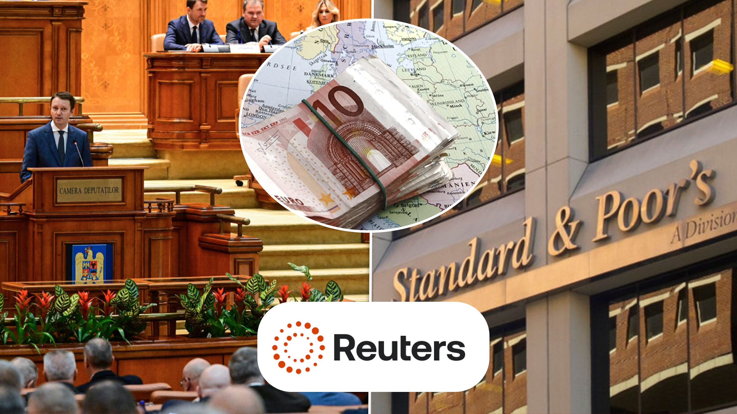 Avertisment de la Reuters: Coaliția PSD-AUR sau alegerile anticipate pot afecta ratingul României