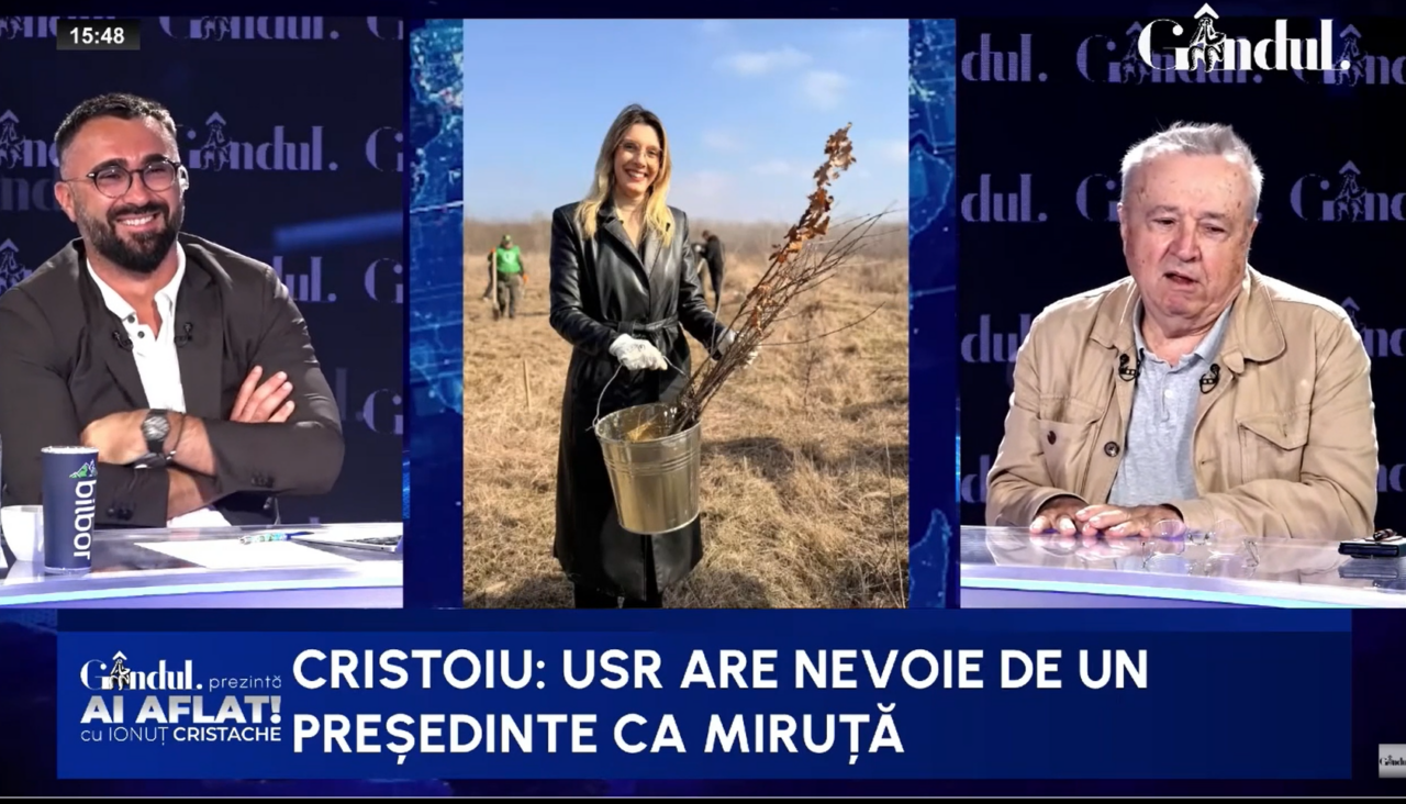 Analiza lui Ion Cristoiu despre liderii USR: Radu Miruță ar putea face partidul relevant din nou