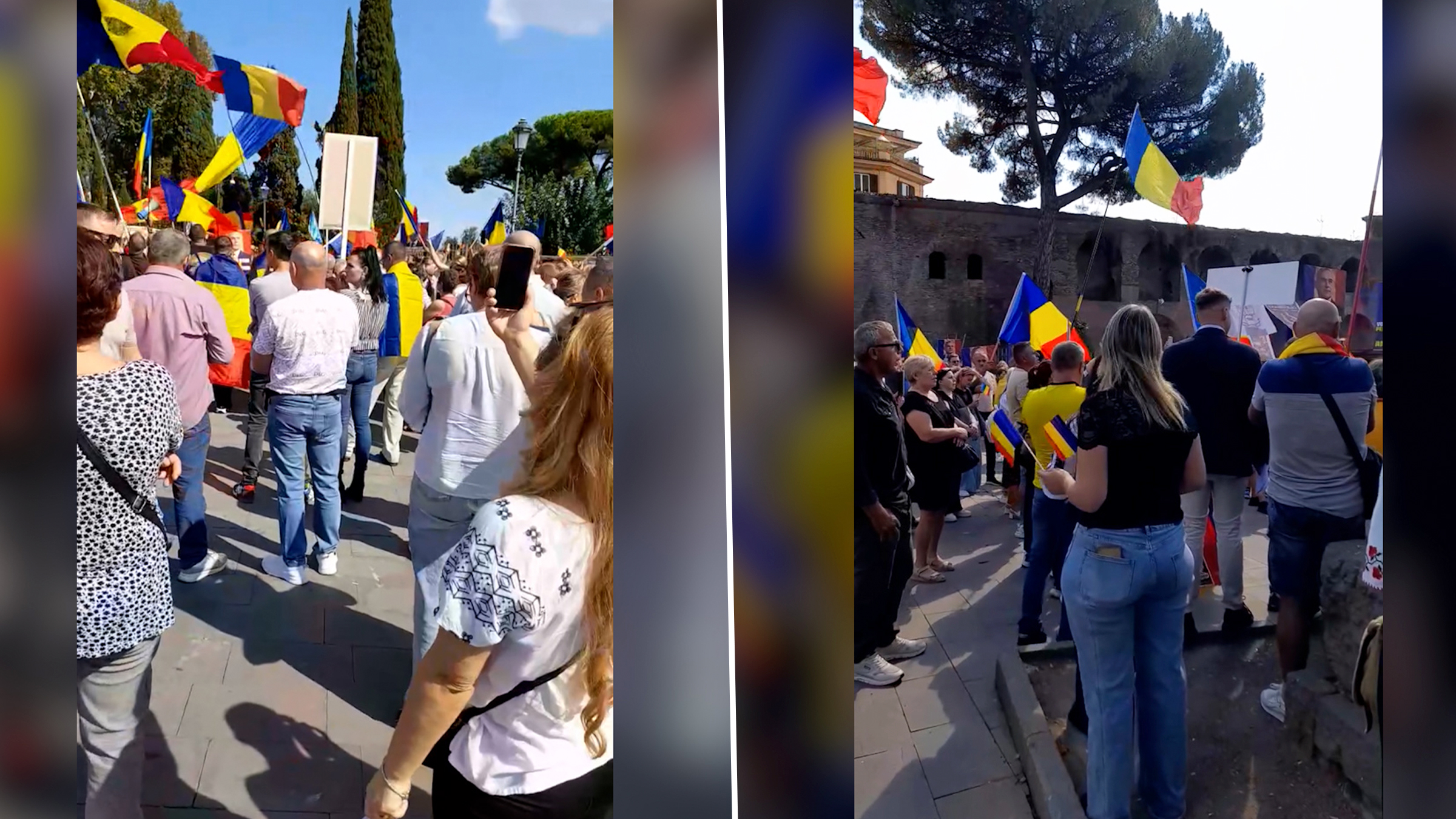 Proteste în diaspora pentru Călin Georgescu. Susținători din Roma cer eliberarea fostului candidat la prezidențiale