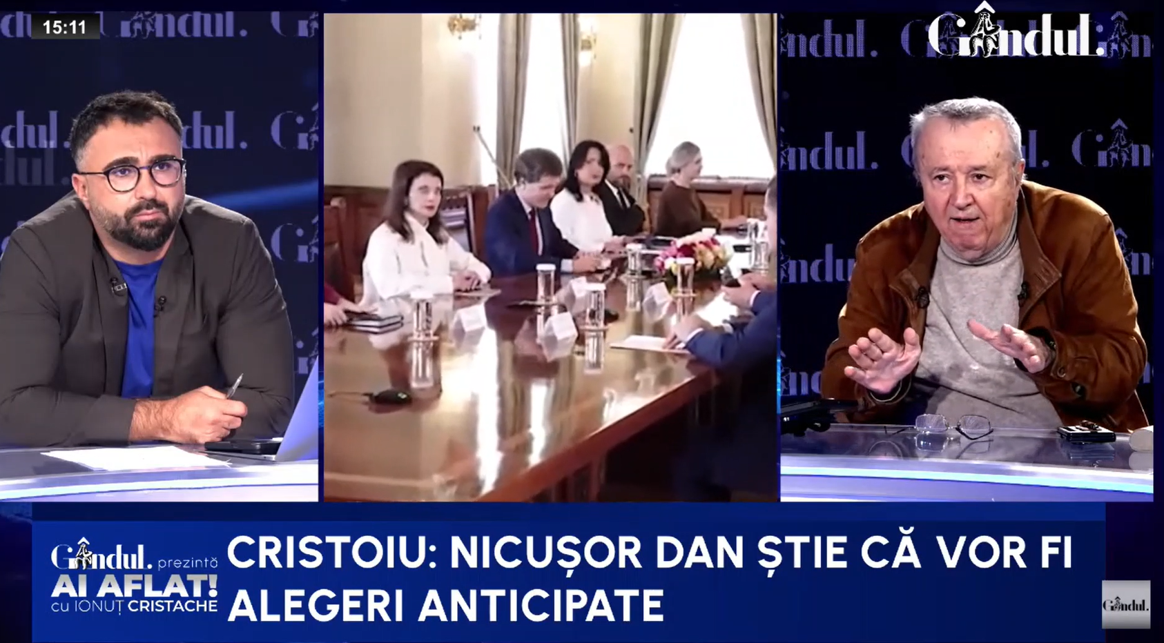 Ion Cristoiu: Toate partidele știu că se îndreaptă către alegeri anticipate