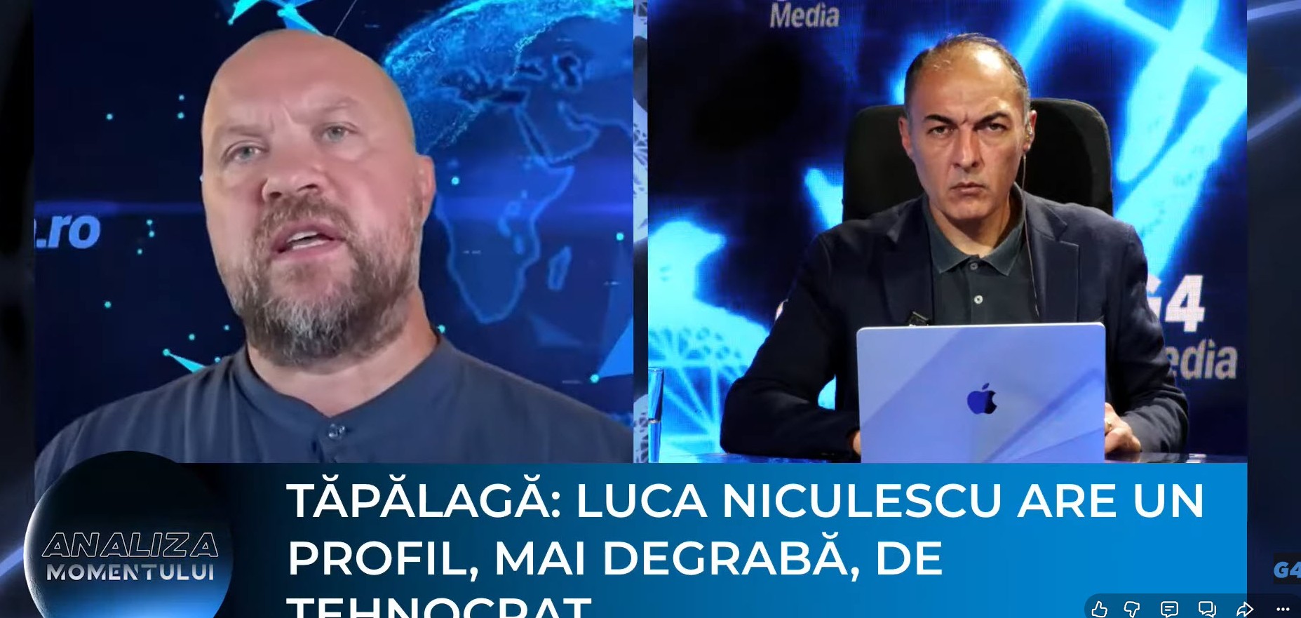 Dan Tăpălagă: Luca Niculescu nu are profilul de lider necesar pentru conducerea unui partid politic
