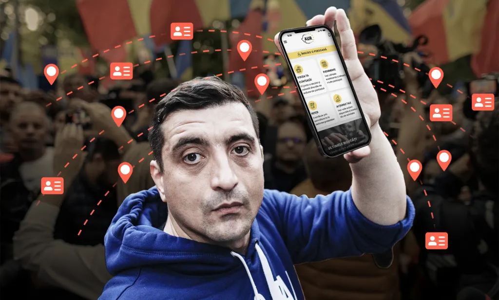 Investigație: Cum folosește AUR aplicația mobilă pentru geolocalizarea și mobilizarea membrilor