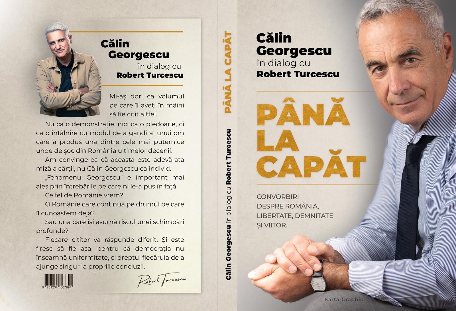 Robert Turcescu lansează e-book-ul „Până la capăt”, care conține dialoguri cu Călin Georgescu