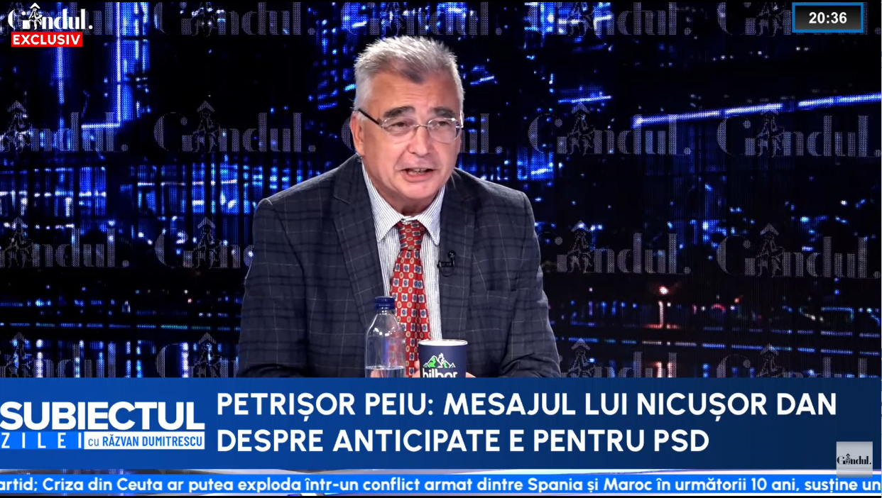 Senatorul AUR Petrișor Peiu: PSD este pus în fața unei alegeri între asumarea guvernării și riscul alegerilor anticipate