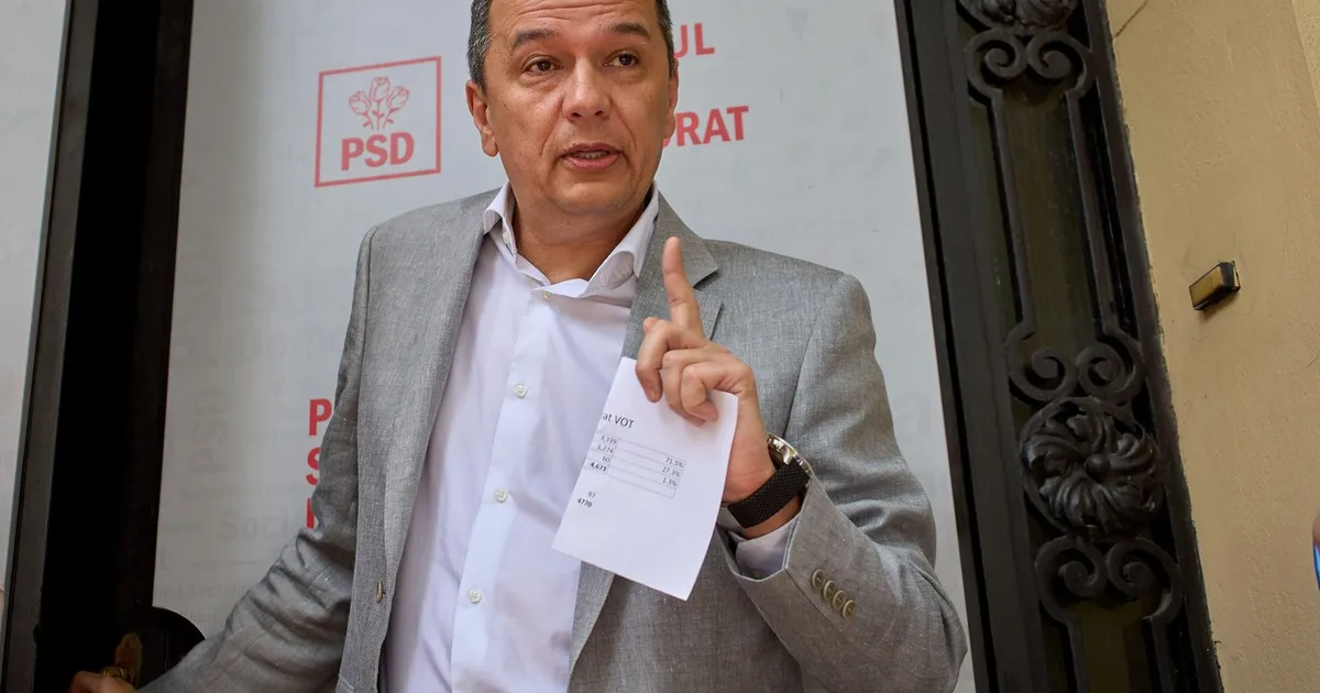 PSD decide miercuri strategia de participare în Guvernul Luca Niculescu